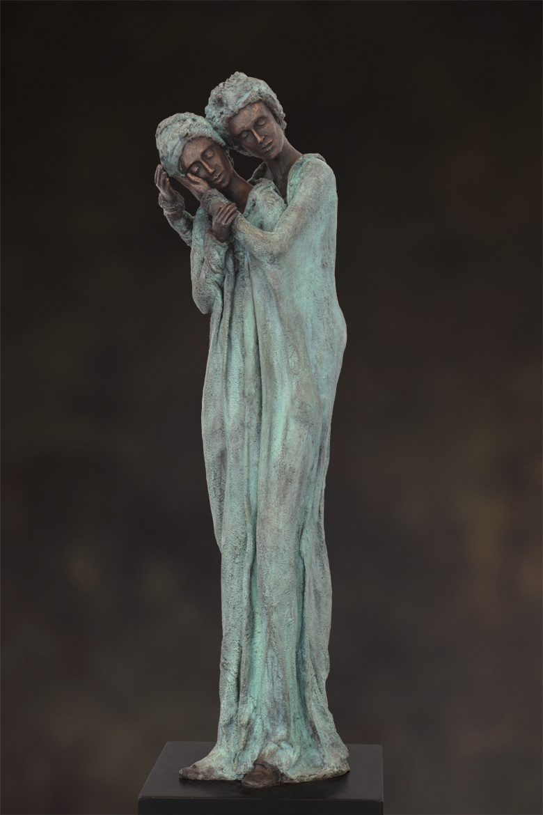 Endearment, kieta nuij sculptures in bronze