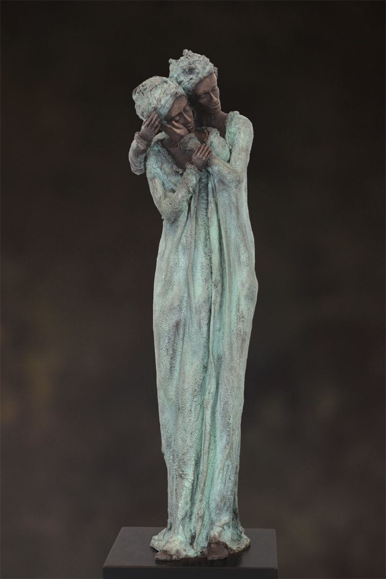 Endearment, kieta nuij sculptures in bronze