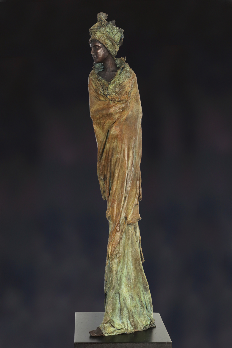 Sara, kieta nuij sculptures in bronze