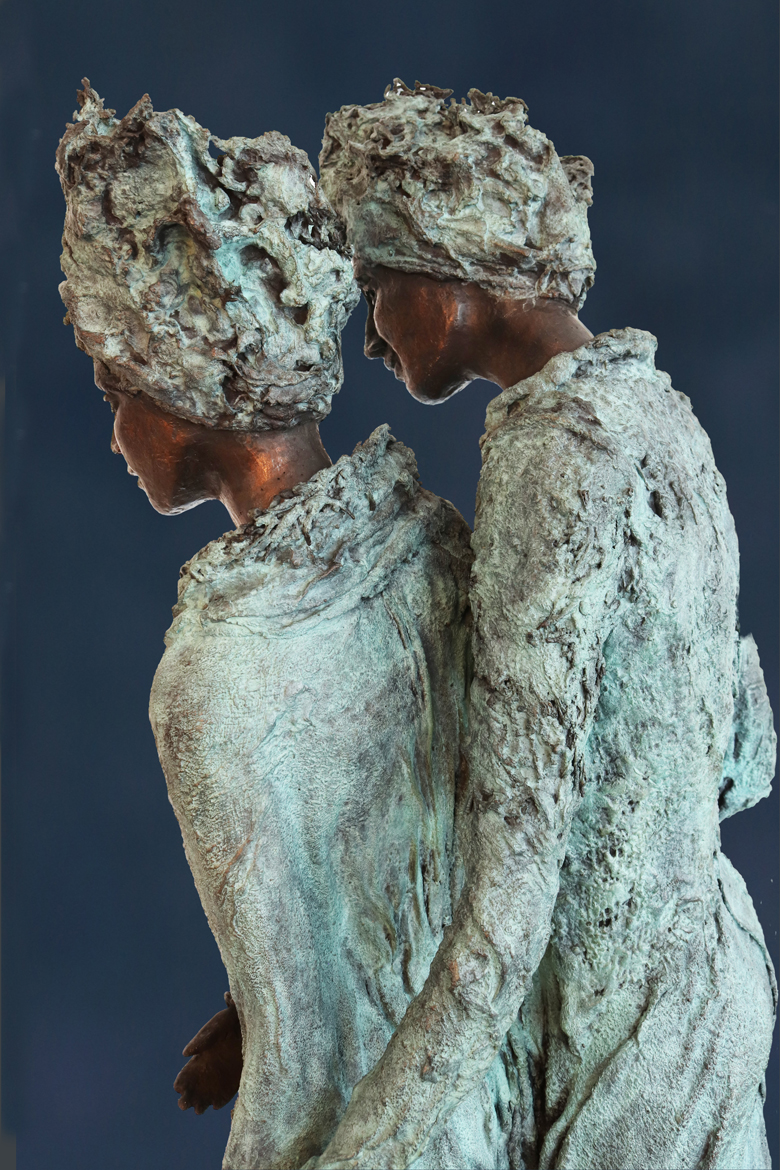 No matter what, Kieta Nuij sculptures in bronze