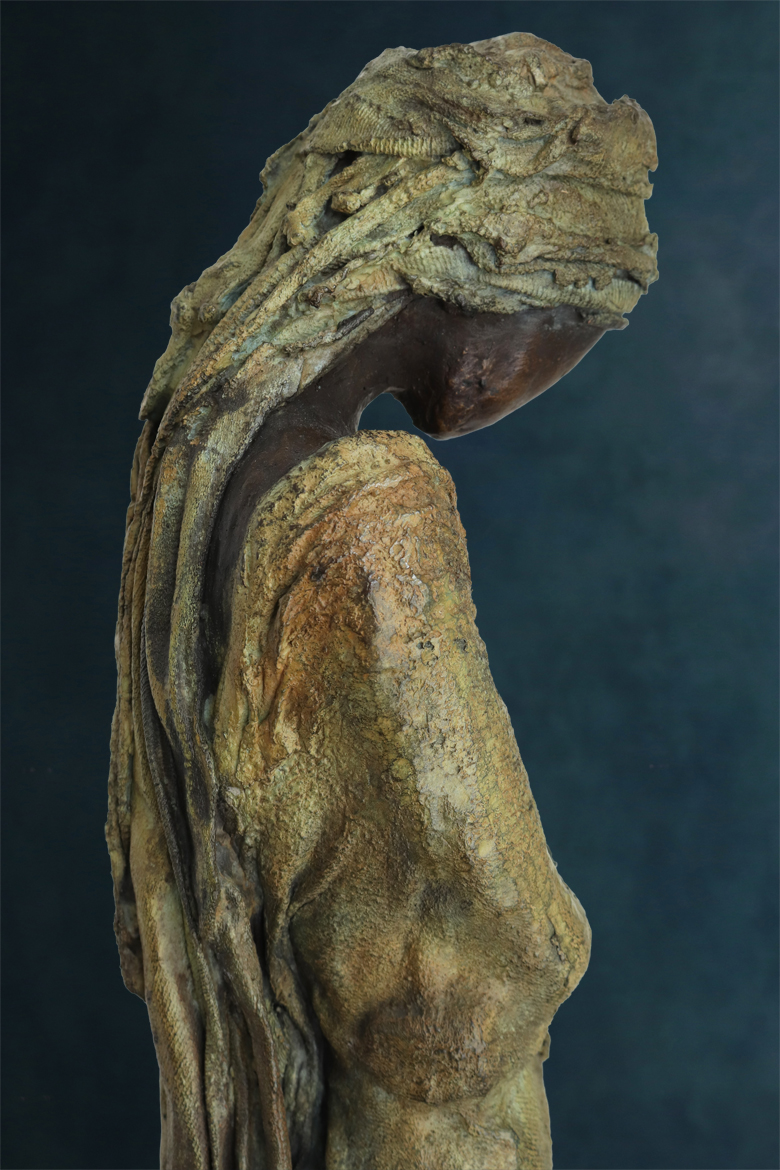 Persephone, kieta nuij sculptures in bronze