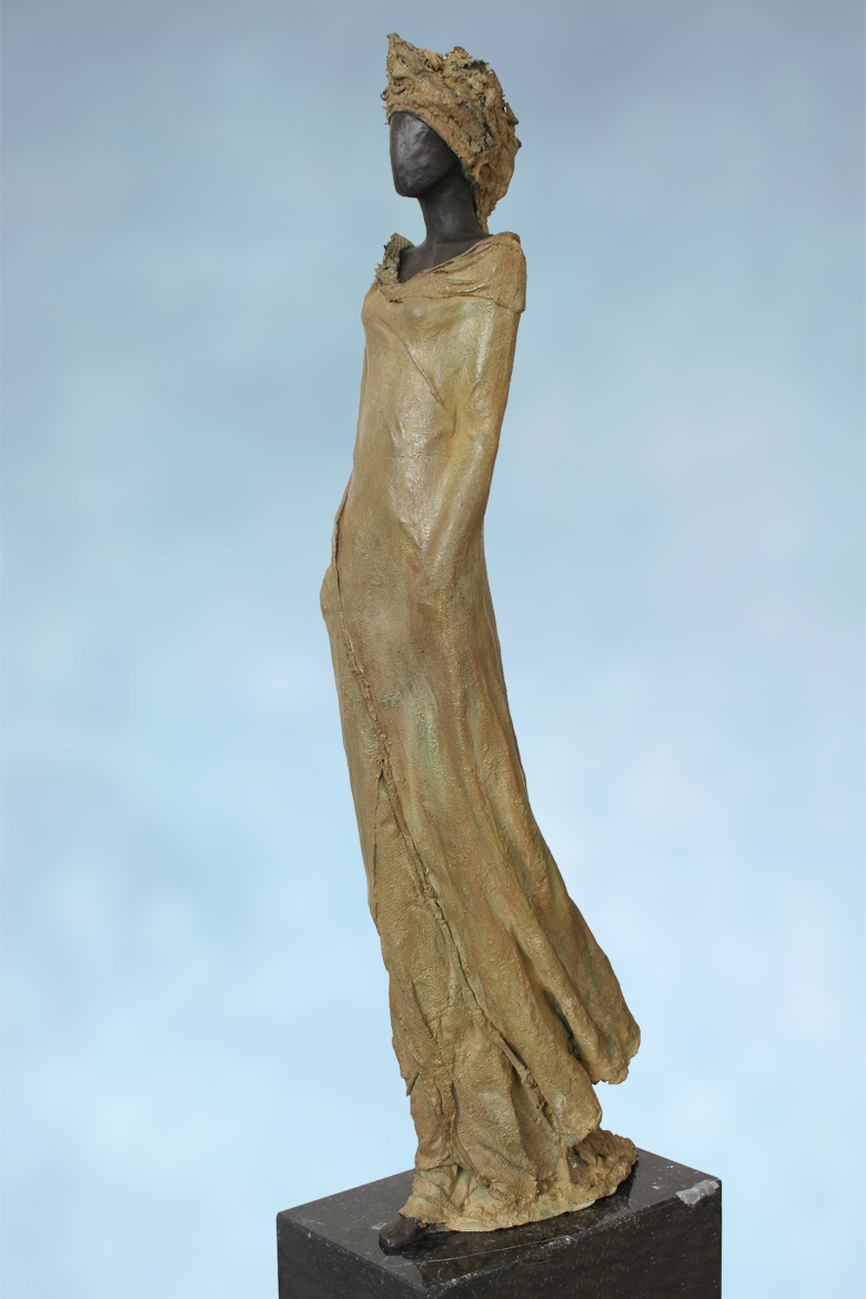 Helena 2, kieta nuij sculptures in bronze