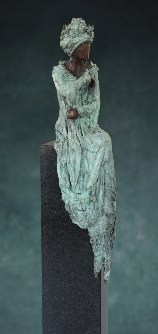 Lost in thought (kieta nuij, sculptures in bronze)